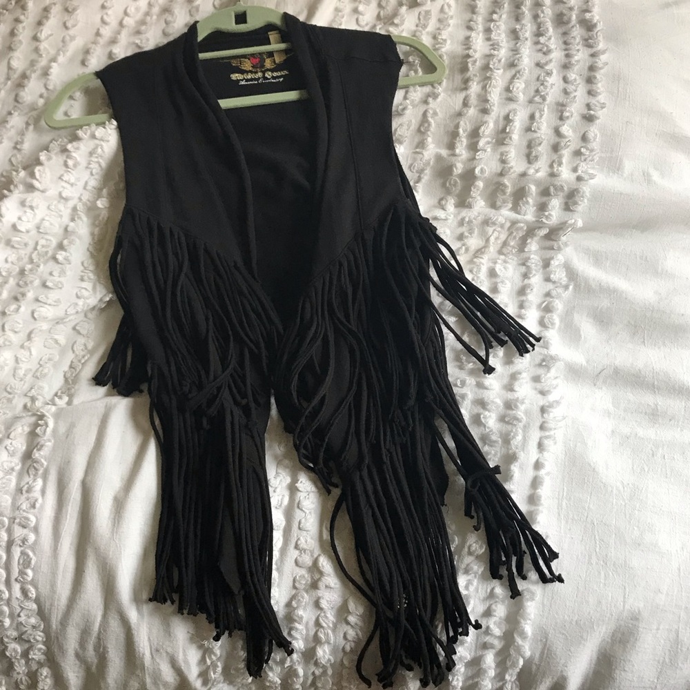 Twisted Heart Tassel Vest